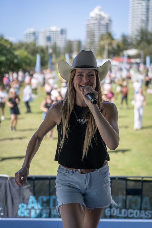 Coolangatta Fitness Festival — Western Stomp line dancing