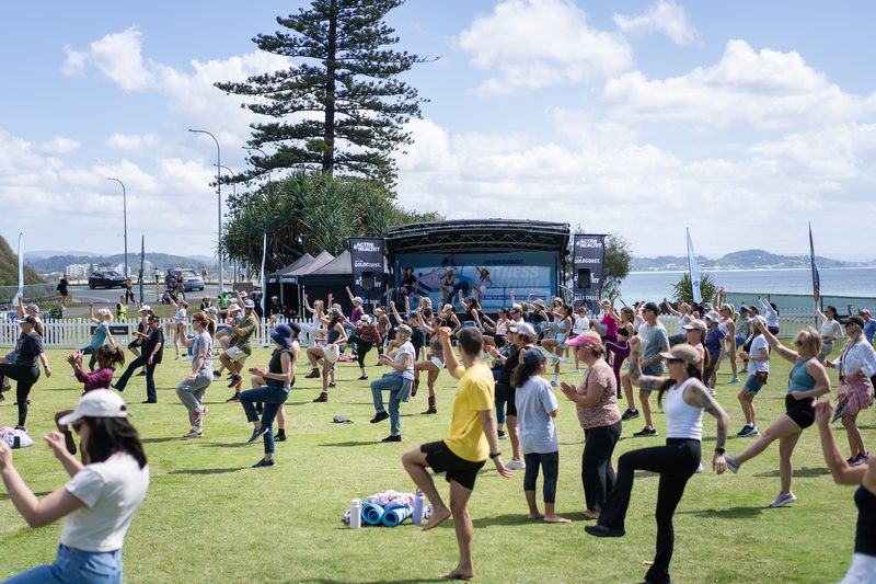 Coolangatta Fitness Festival — Western Stomp line dancing