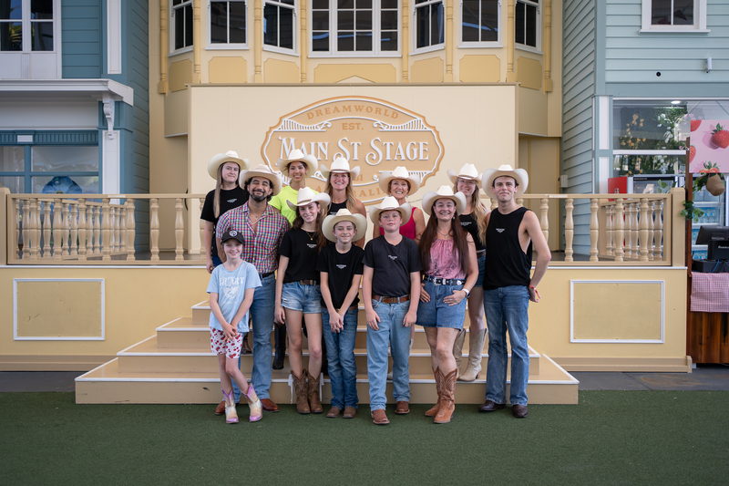 Dreamworld Country Fair — Western Stomp line dancing