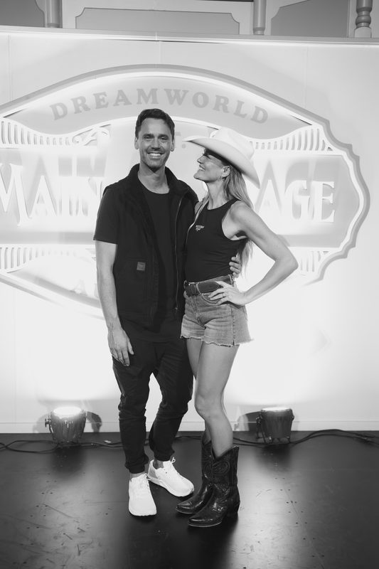 Dreamworld Night Market — Western Stomp line dancing